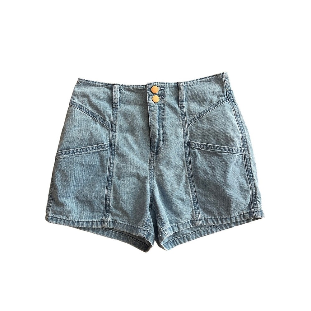 Universal Thread Cotton Denim High Rise Midi Shorts 2/26